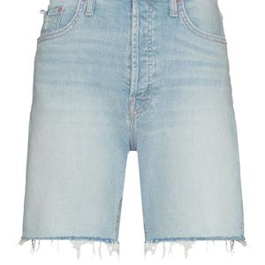 The Tripper frayed-edge denim shorts
